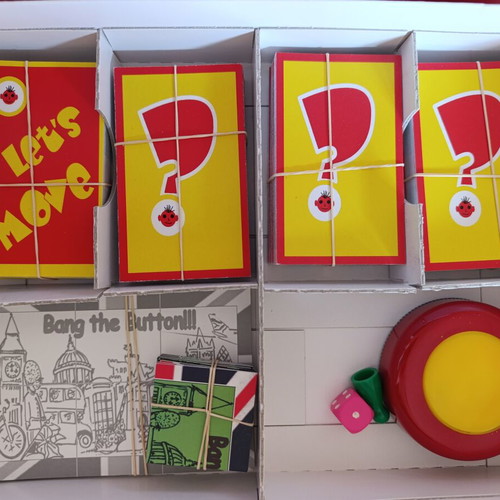 Bang the Button English Learning Board Game New