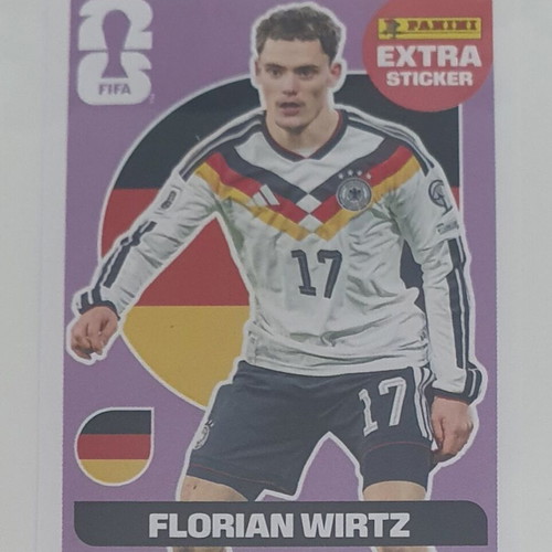 Panini World Cup 2026 Extra Sticker Purple Florian Wirtz Germany like new