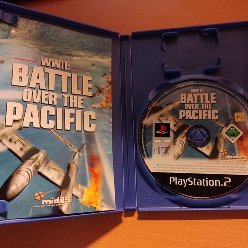 PS2 WW2 Battle over the Pacific used, complete set