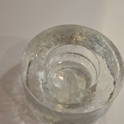 Vintage glass candle holder like new