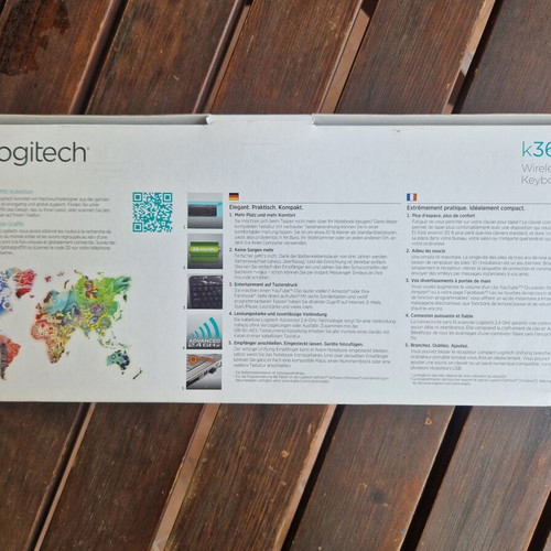 Logitech K360 Wireless Keyboard, limited edition, German layout