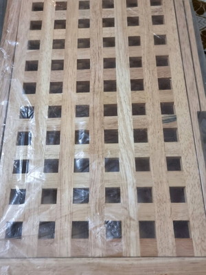 Bread cutting board new with knife holder and crumb catcher