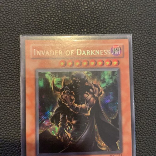 Invader of Darkness IOC secret rare Yu-Gi-Oh! card like new