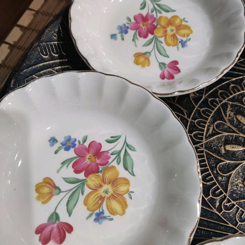 W.S. George Bolero 1940 plates like new, set of 6 porcelain