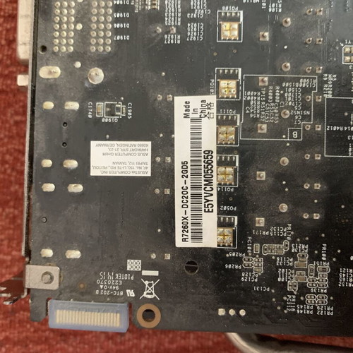 Asus Radeon R7 260X DirectCU II OC 2GB GDDR5 graphics card used