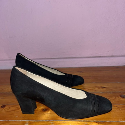 Lemonidis Kavala Pumps like new, black suede size 38.5