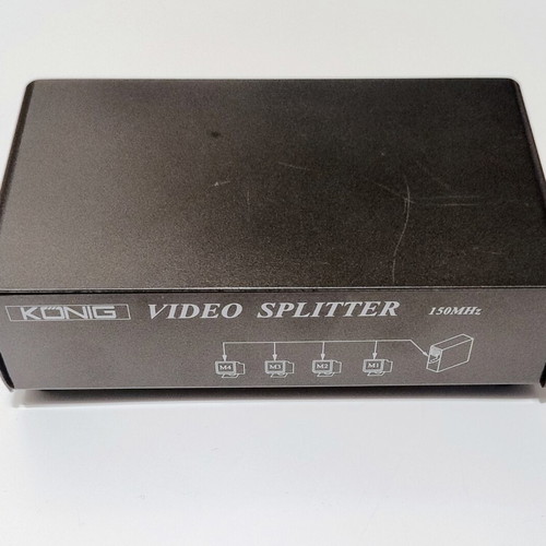 VGA 4 Port Video Splitter 150MHz Jonig CMP-SWITCH95 like new