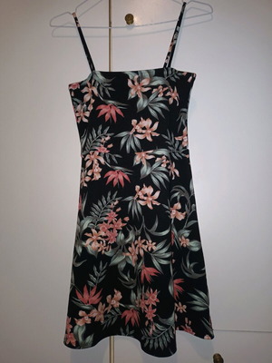 Mini dress like new, multicolored, size S