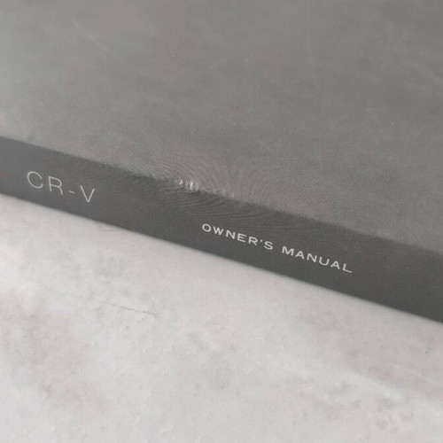 Honda CR-V 2001 owners manual used in English