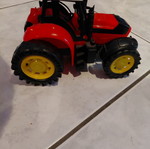 Plastic toy tractor