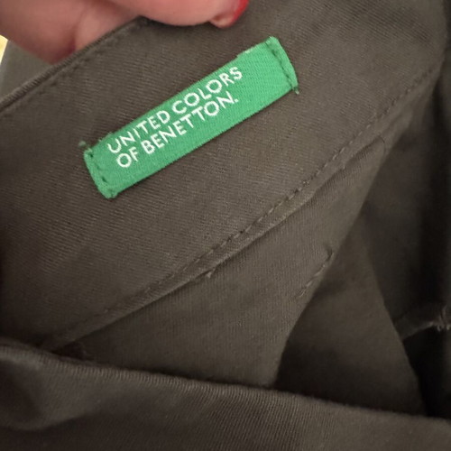 United Colors of Benetton pencil skirt like new, size S, greenish shade