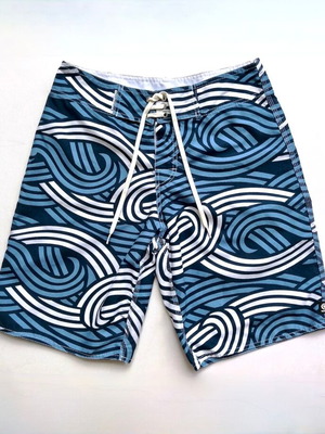 Ανδρικό Surfing Board Μαγιό Osklen Size S σαν καινούργιο, μπλε πετρόλ