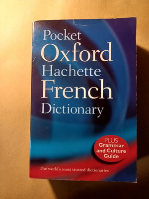 Pocket Oxford Hachette French Dictionary σαν καινούργιο, γαλλοαγγλικό λεξικό