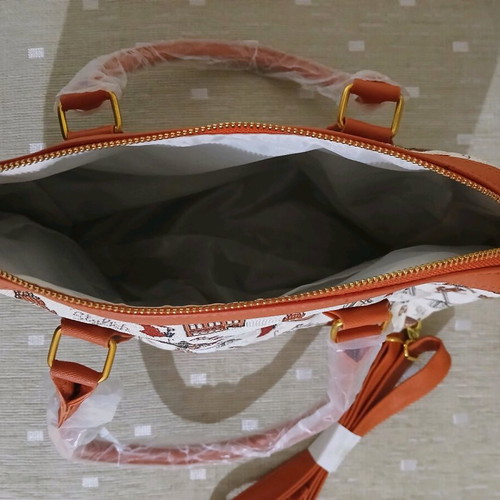 Belgian bag new with fabric and leather details crossbody multicolor