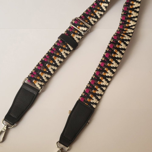 Desigual leather bag strap new, adjustable size, multicolor
