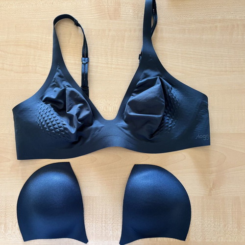 Sloggi Body Adapt bra new, blue and yellow