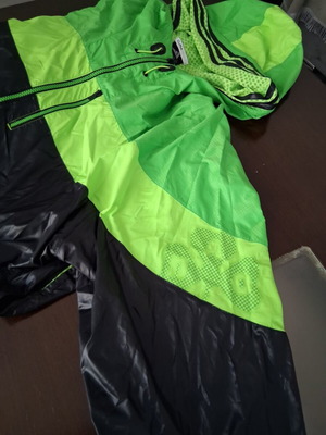 Panathinaikos Αντιανεμικό Καινούργιο 3XL Μαύρο Πράσινο Adidas