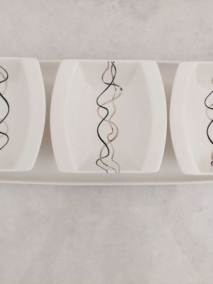 Espiel Porcelain Dip Serving Set like new