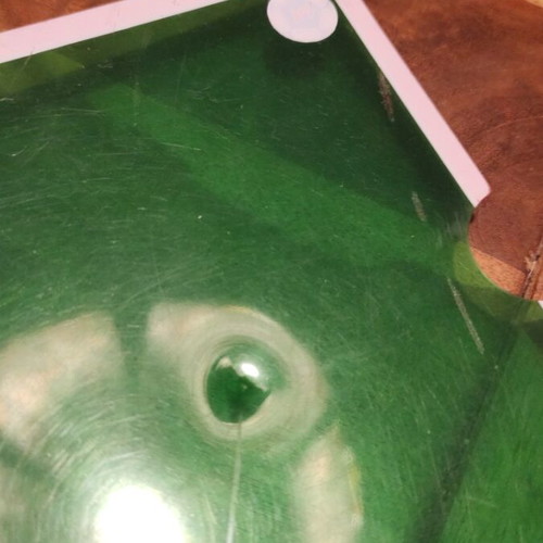 Vectrex Soccer used football game with overlay damage