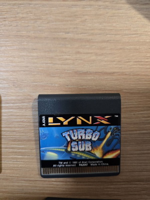 Turbo Sub Atari Lynx game used, action
