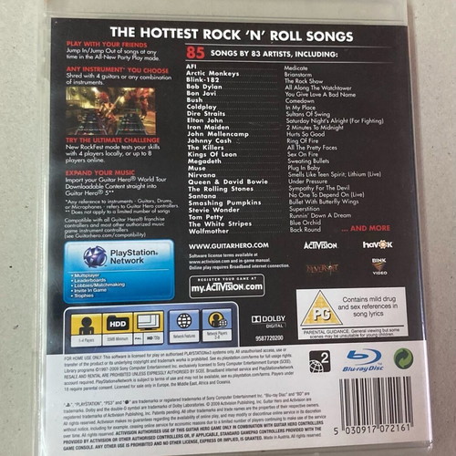 Sony PlayStation 3 Activision Guitar Hero 5 In good condition Price 8 Euros