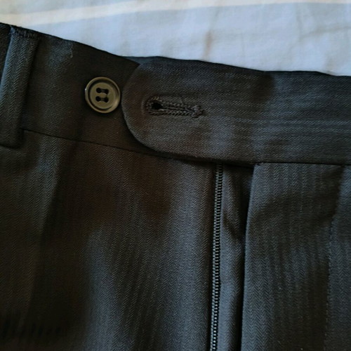 Glou straight fit black suit-pants set like new