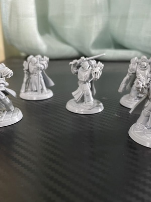 Sci-Fi squad από 5 ρητινένια μοντέλα Ναϊτών