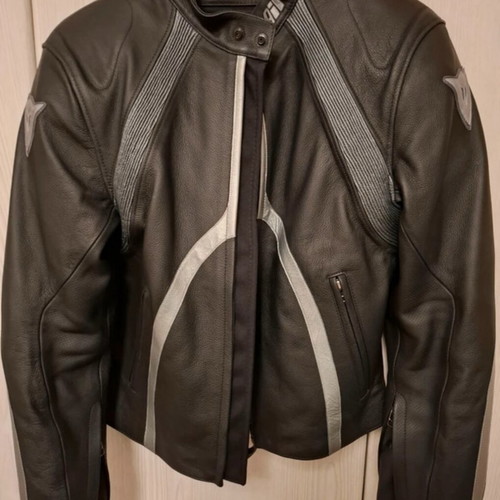 Dainese leather full reinforced jacket unisex new size 46 (S-M)