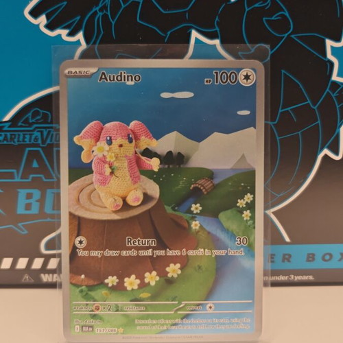 Pokemon Audino Card 151/086 mint condition