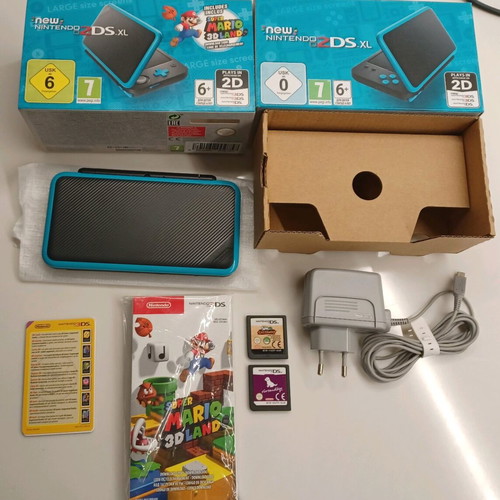 New Nintendo 2DS XL Limited Edition console with 4 games