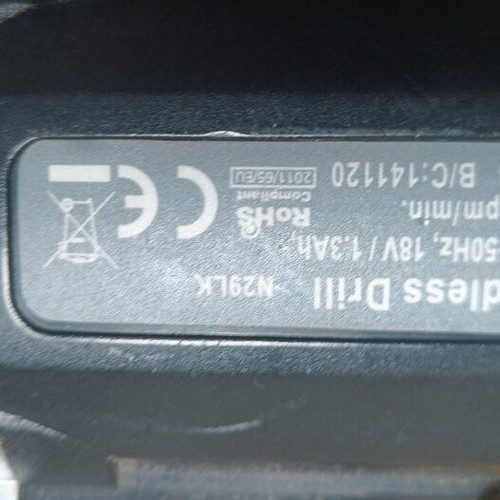 Maplin drill driver used without battery with charger