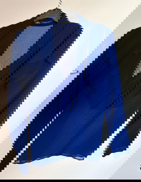 Πουκάμισο Zara ημιδιαφανές Medium