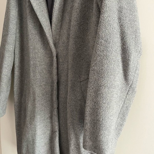 Atmosphere grey wool coat new, size M