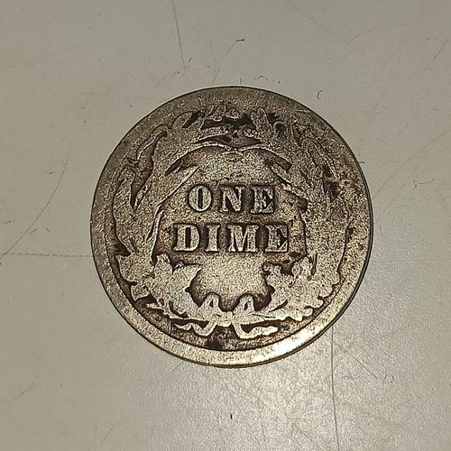 America Barber Dime 1914 silver coin