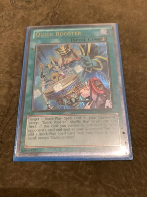 Κάρτα Quick Booster Yu-Gi-Oh σαν καινούργια, αυθεντική