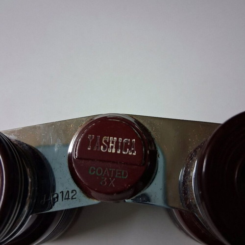 Yashica J B142 opera binoculars used, 1960s, made in Japan with case