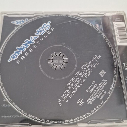 Bomfunk MCs Freestyler CD single used, electronic