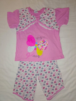 Pajama No104 like new, 4/5 years, pink