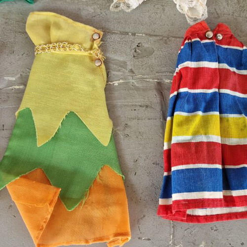 Doll clothes used, assorted set