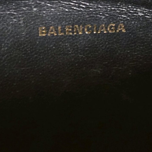 Balenciaga Black Leather XS Ville Camera Bag like new