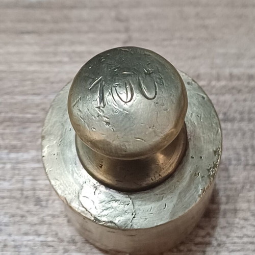 Bronze weight 100 dram used