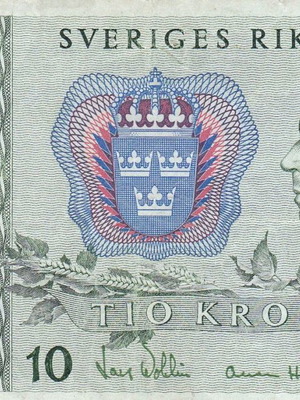 Sweden banknote used