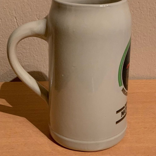MOY Jägerbier beer stein used 1 liter collectible
