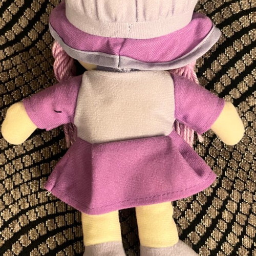 Cloth doll like new, soft purple
