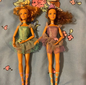 Δύο σπάνιες barbie από το παιδικό Barbie 12 βασιλοπούλες! Και οι δυο μαζί 14€!!