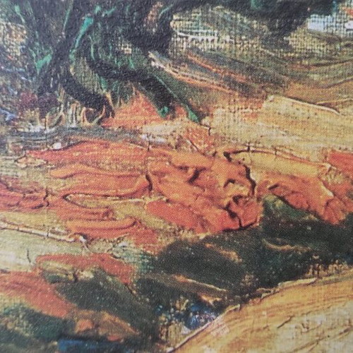 Oil painting 130x100 cm like new, Van Gogh Autumn Garden