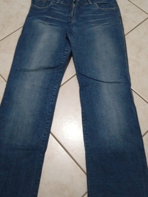Low-rise blue jeans, size S / 36 / 8
