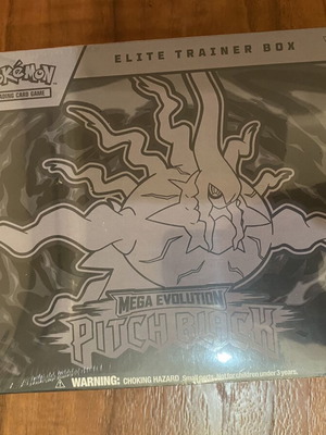 Pitch Black Elite Trainer Box Mega Evolution Pokemon