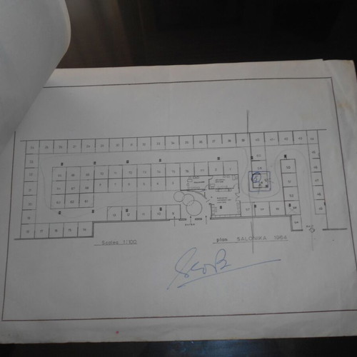 USA Pavilion DETH 1964 Graphic Designer Sketch used