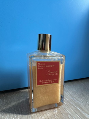 Maison Francis Kurkdjian Rouge 540 sparkling body oil used limited edition 190/200ml